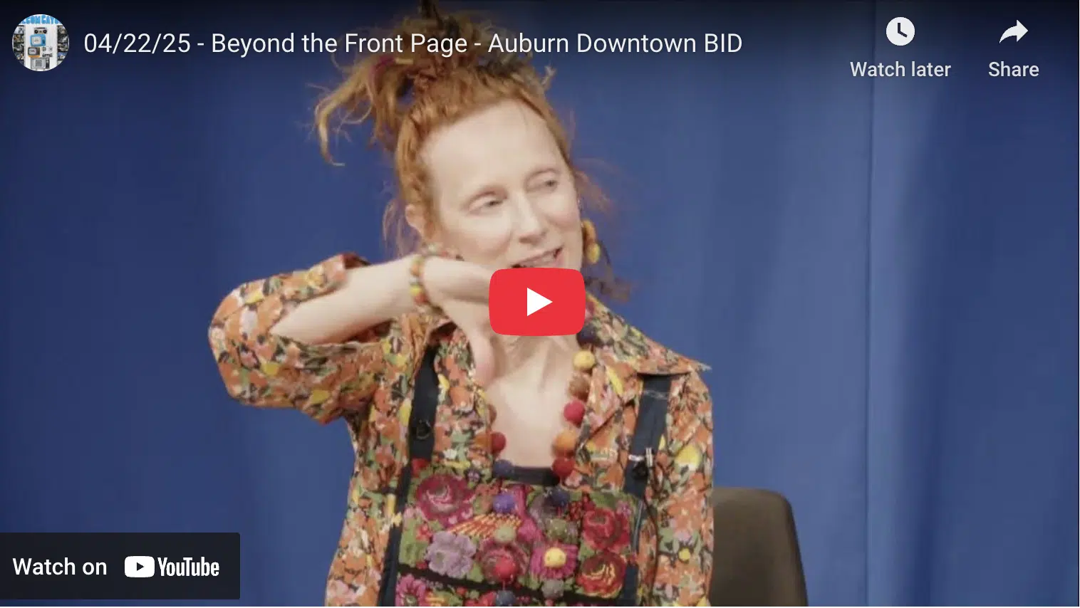BEYOND THE FRONT PAGE: Auburn BID looks to spring and summer (podcast)